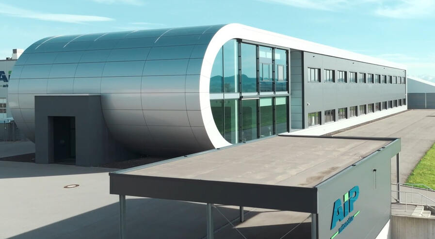 Modernes AIP Firmengebäude