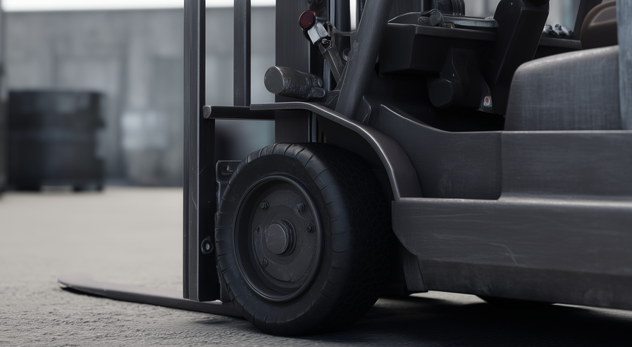 Gabelstapler im Einsatz