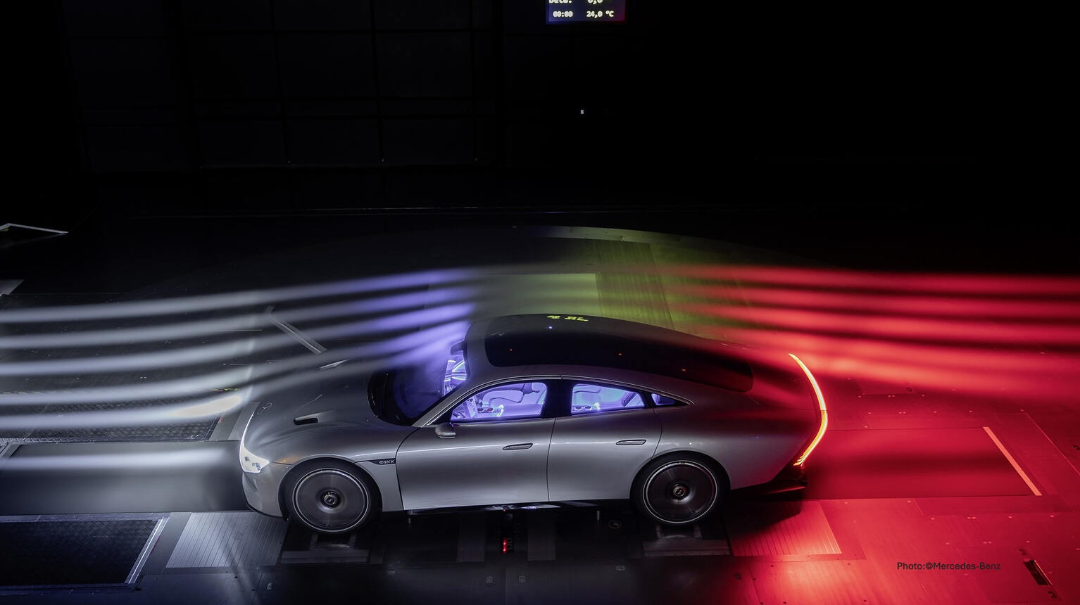 Visualisierte Fahrzeugaerodynamik