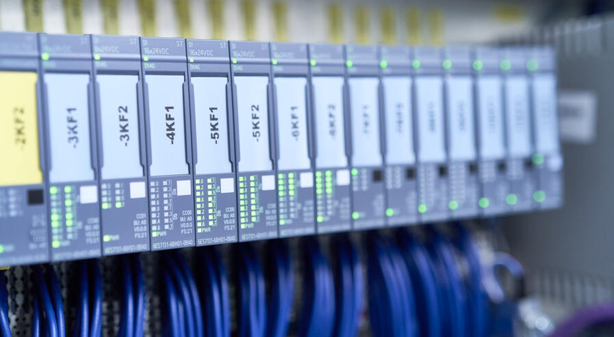 Automatisierungstechnik mit Statusanzeigen