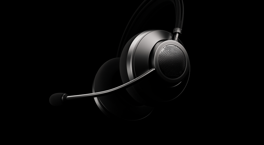 Headset mit Mikrofonarm